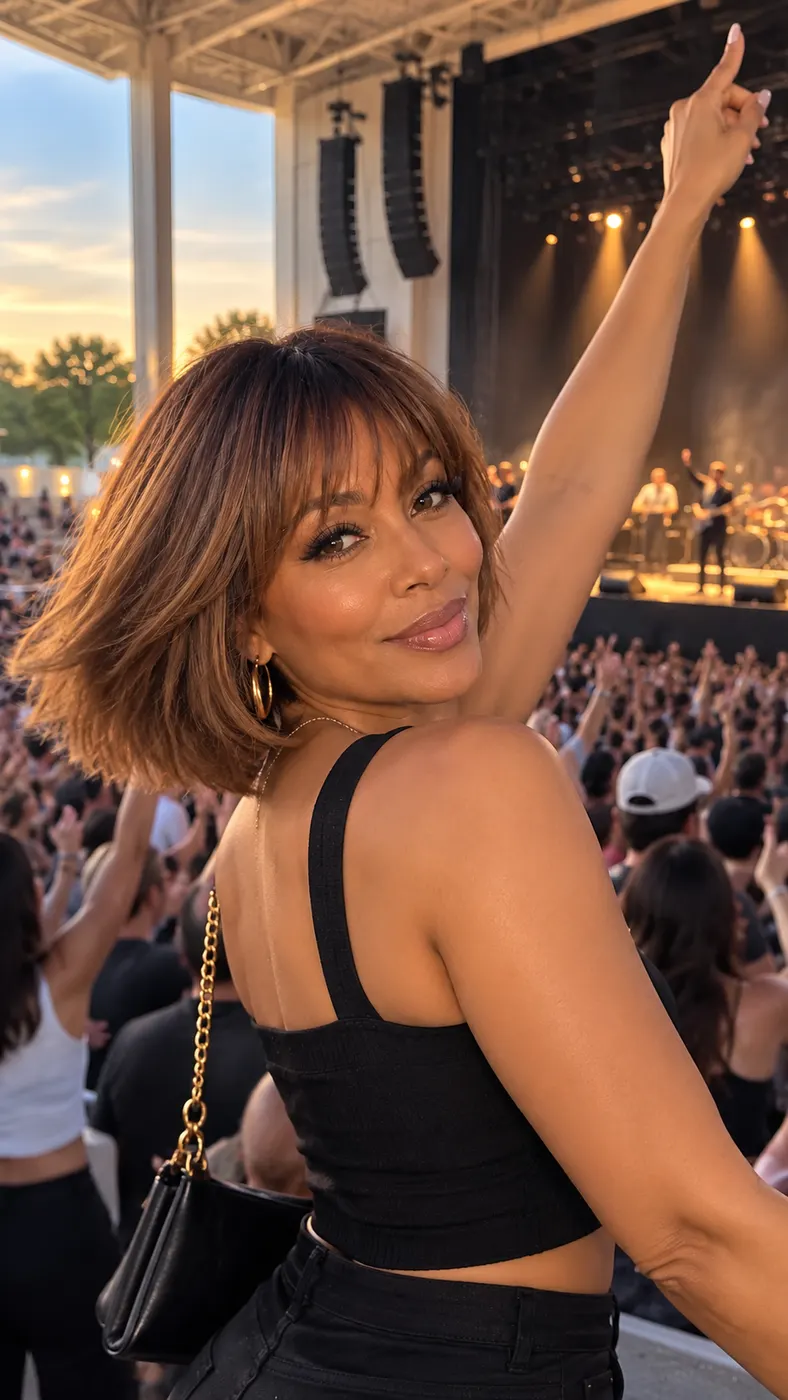 A new face from the concert-venue vacation snapshot appears in the same Bulin 47 moment, leading the crowd beneath the red entrance lights.